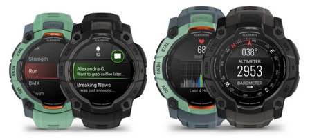 3 Garmin Instinct Watches -sarja